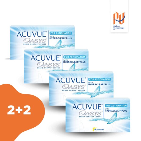 Acuvue Oasys Para Astigmatismo PROMO 2+2