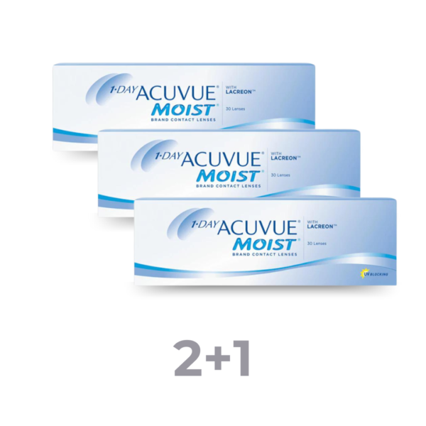 1 Day Acuvue Moist PROMO 3+3